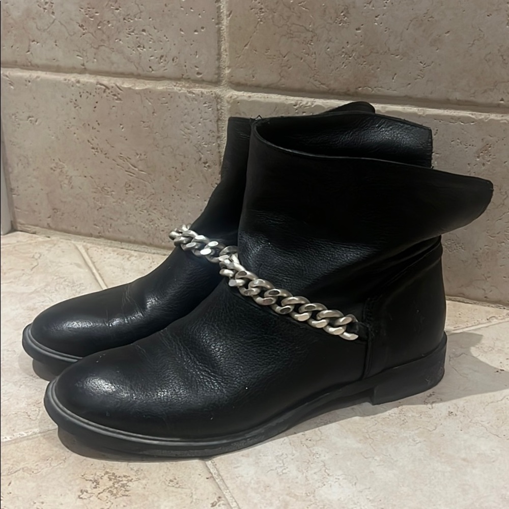 Italian leather boots